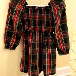 J.Crew crewcuts girls size 8 dress. Holiday plaid.